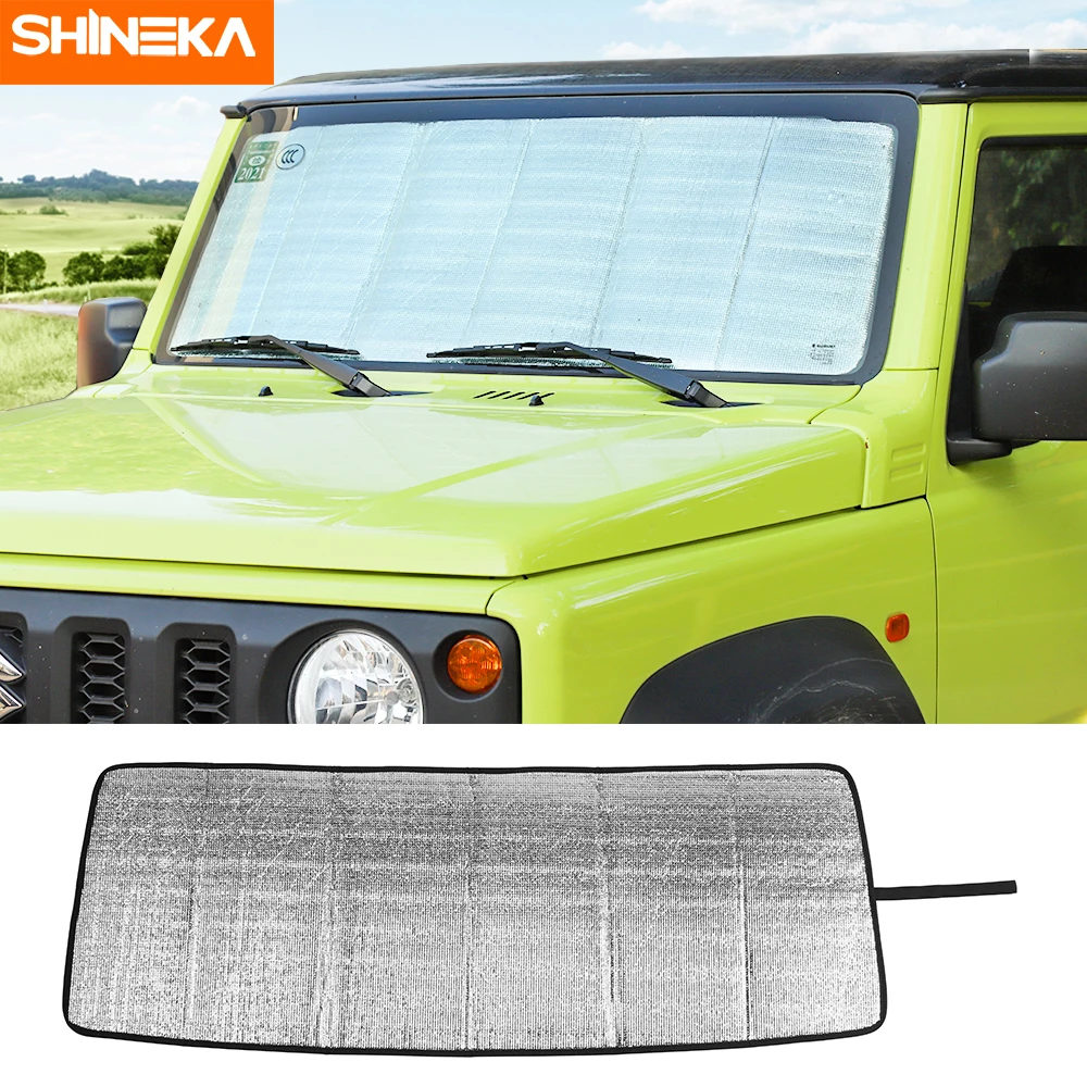 SHINEKA солнцезащитные очки на лобовое стекло для Suzuki Jimny JB74 2019 + солнцезащитный