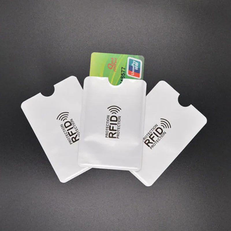 20 шт Анти RFID кошелек блокирующий рукав считыватель Блокировка банк держатель для