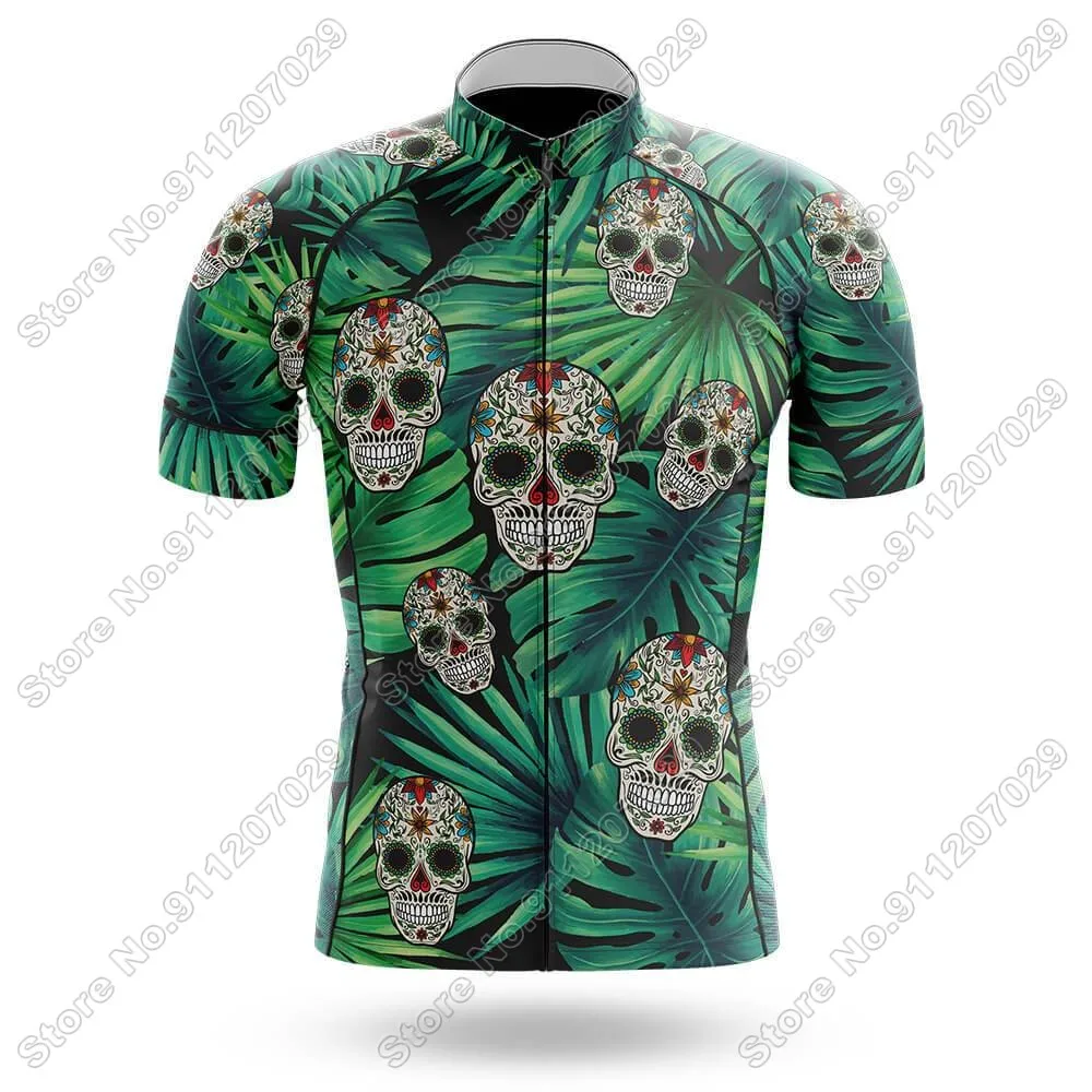 Комплект велосипедной одежды Aloha с черепом летняя одежда для велоспорта костюм