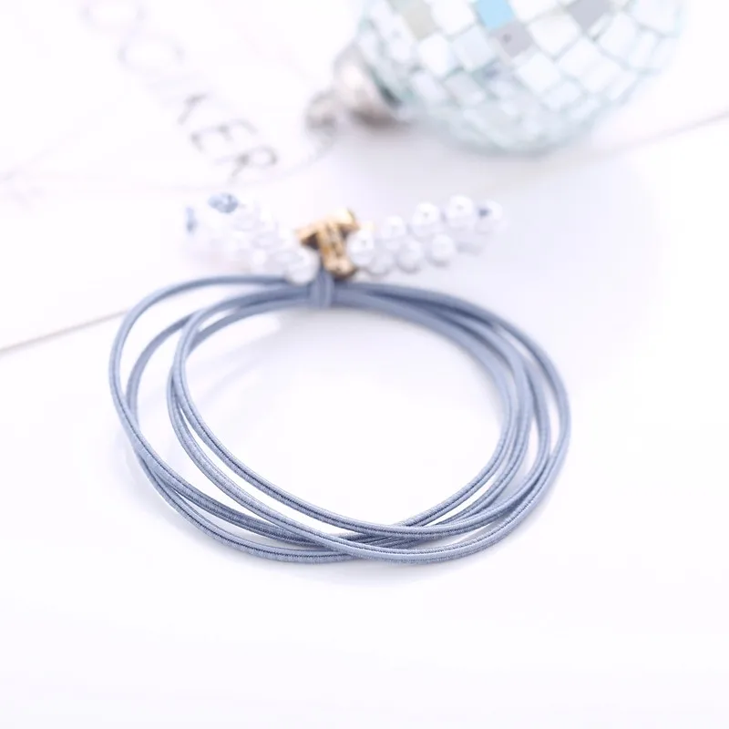 Жемчужная резинка для волос в комплекте Обложка из сплава повязка на голову