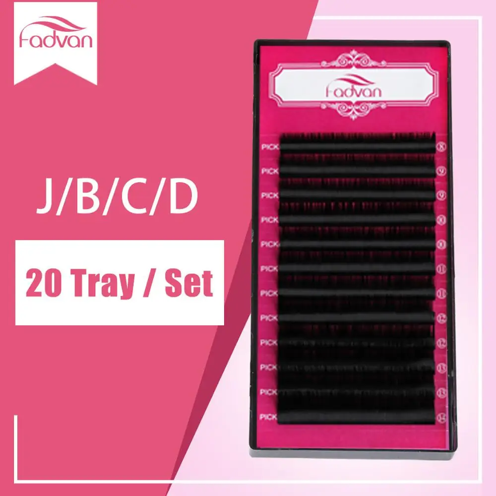 20 коробок/набор накладные ресницы Натуральные Искусственные норковые для