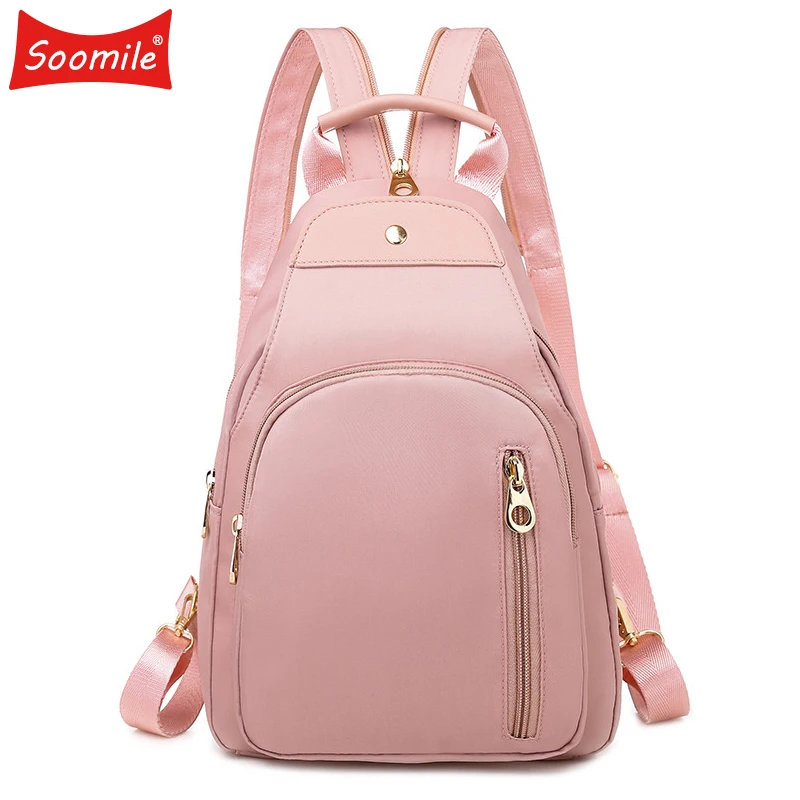 Рюкзак женский из ткани Оксфорд soomile водонепроницаемый с карманами 2020 | Багаж и
