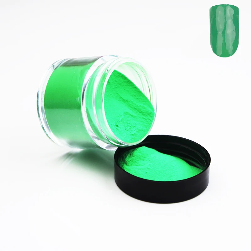 green acrilico Акриловая пудра 30 г для дизайна ногтей акриловая жидкость мономеро акриловый поедер гель Para U As Polvo color Po Coupe Capsule Ongle - Цвет: green acrilico
