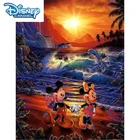 Камни в форме ромба круглый кристальной мозаикой 5D алмазов картина Микки Дельфин 3D изображения для алмазной вышивки дома украшения