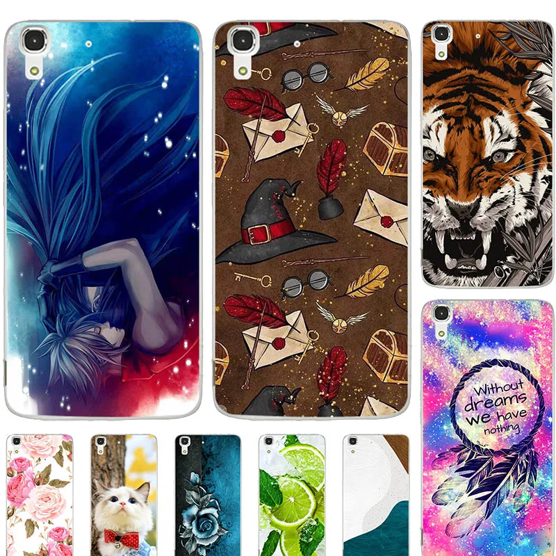 Чехол для телефона Huawei Honor 4A Y6 2015 Женская модная мягкая задняя крышка из ТПУ с рисунком из аниме