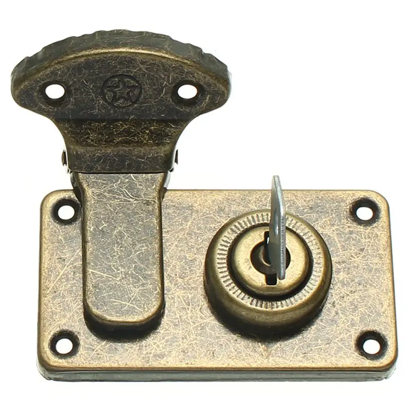 2 шт. Железный гитарный инструмент чехол защелки коробки пряжки с винтами и 1