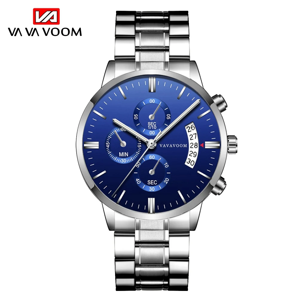 

VAVA VOOM Top Brand Luxury Men Watch 30m Waterproof Date Clock Male Sports Watch Men Quartz Casual Wrist Watch Relogio Masculino