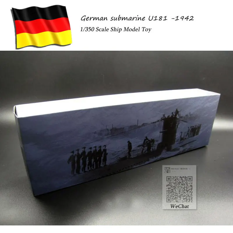 ATLAS 1/350 масштаб военная модель игрушки Вторая мировая война немецкий IXD2 u-лодка подводная лодка U181-1942 литая под давлением металлический военный корабль игрушка