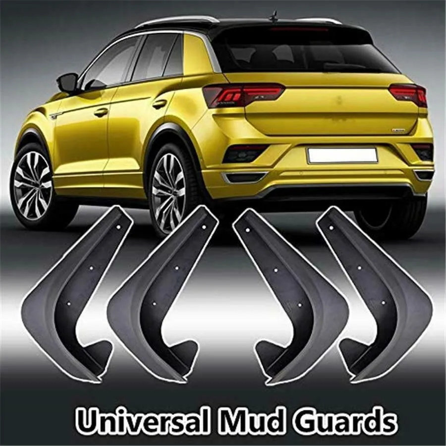 

4 Pcs Fender Splash Guards Car Front Rear Mud Flaps Parts Tool Universal