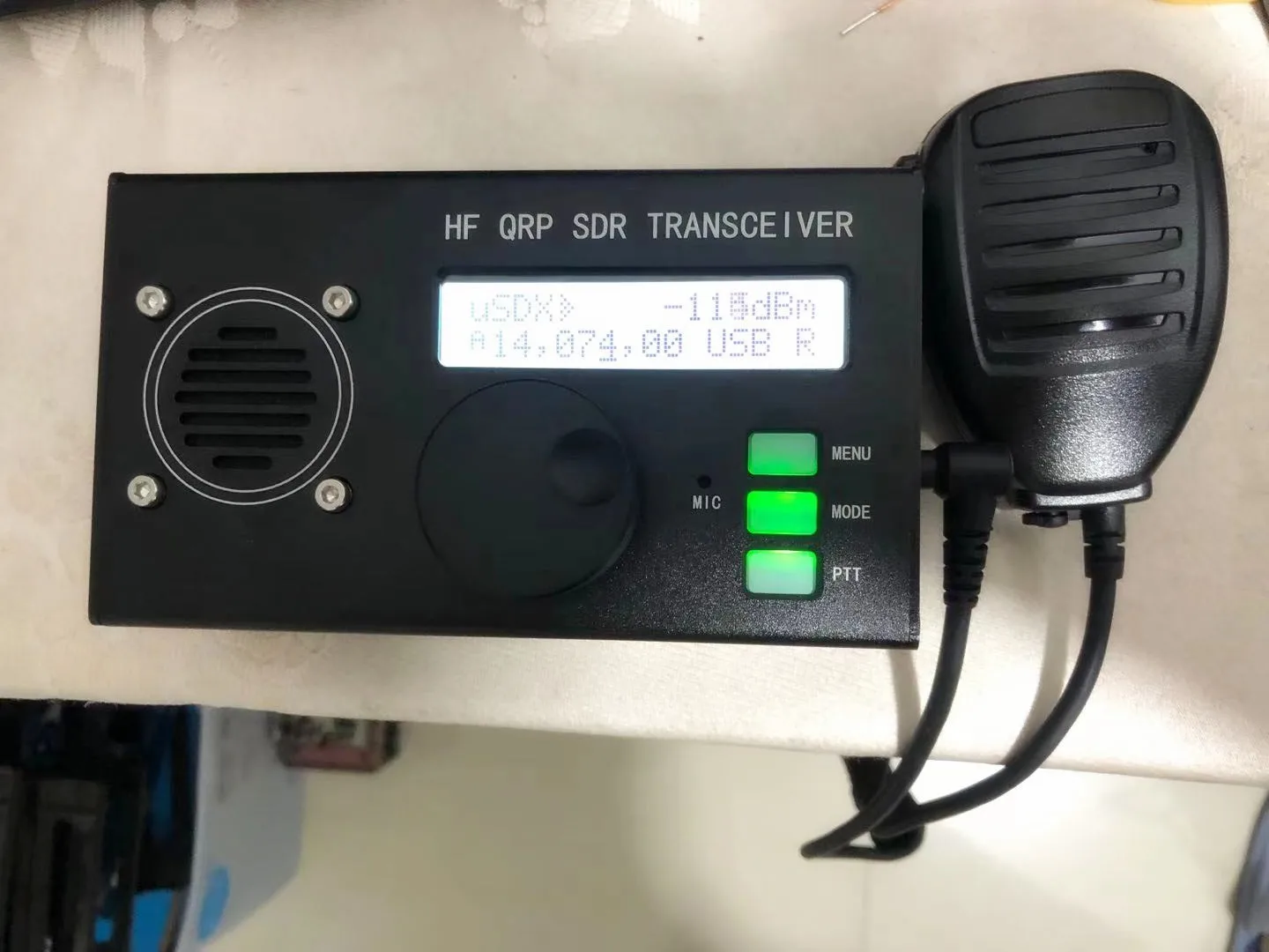 1 шт. микрофон для USDX QCX To SSB HF трансивер QRP SDR 8-полосный 5 Вт DSP радио | Электроника