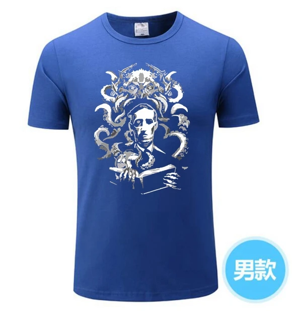 2020 Ктулху Луо записывающее Новое поступление Футболка Camiseta с круглым вырезом