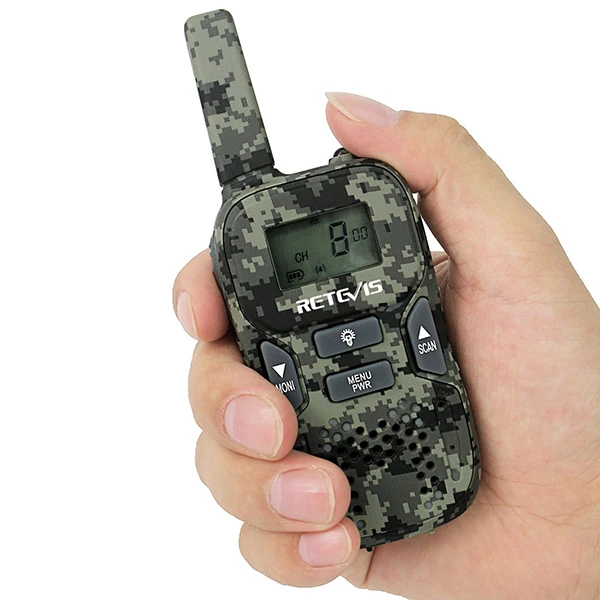 RETEVIS 2 шт. RT33 мини иди и болтай Walkie Talkie для детей приемник Hf Радио 0 5 Вт PMR FRS/GMRS 8/22CH VOX