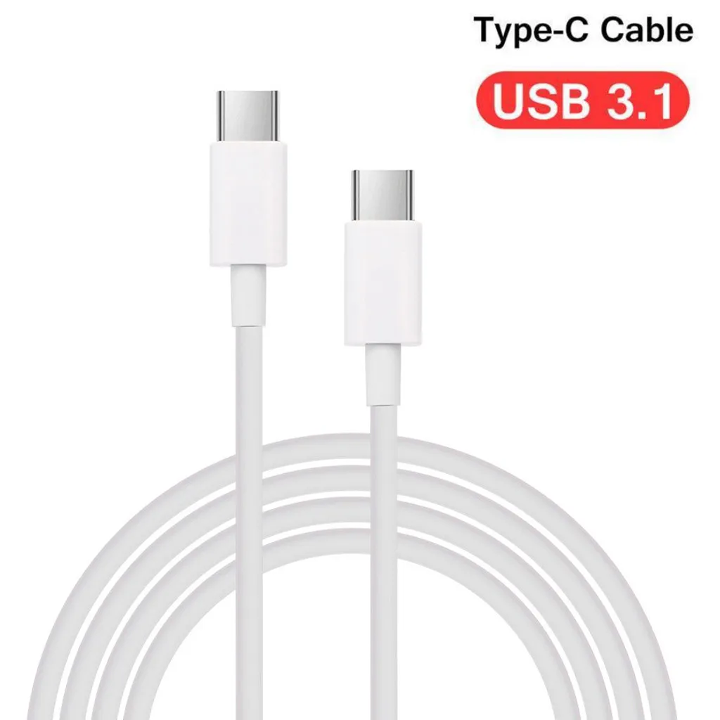 1/2 м двойной type-c синхронизации данных зарядный кабель для samsung Galaxy Note 10 + Usb адаптер