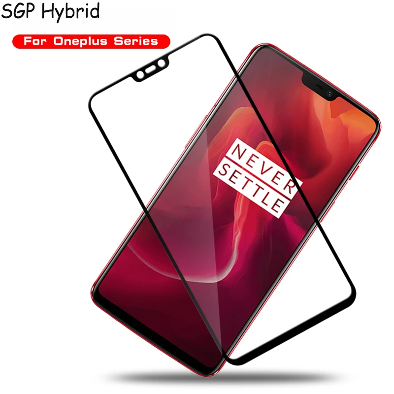 Защитное стекло с полным покрытием экрана для Oneplus 7 Pro 7t Взрывозащищенная