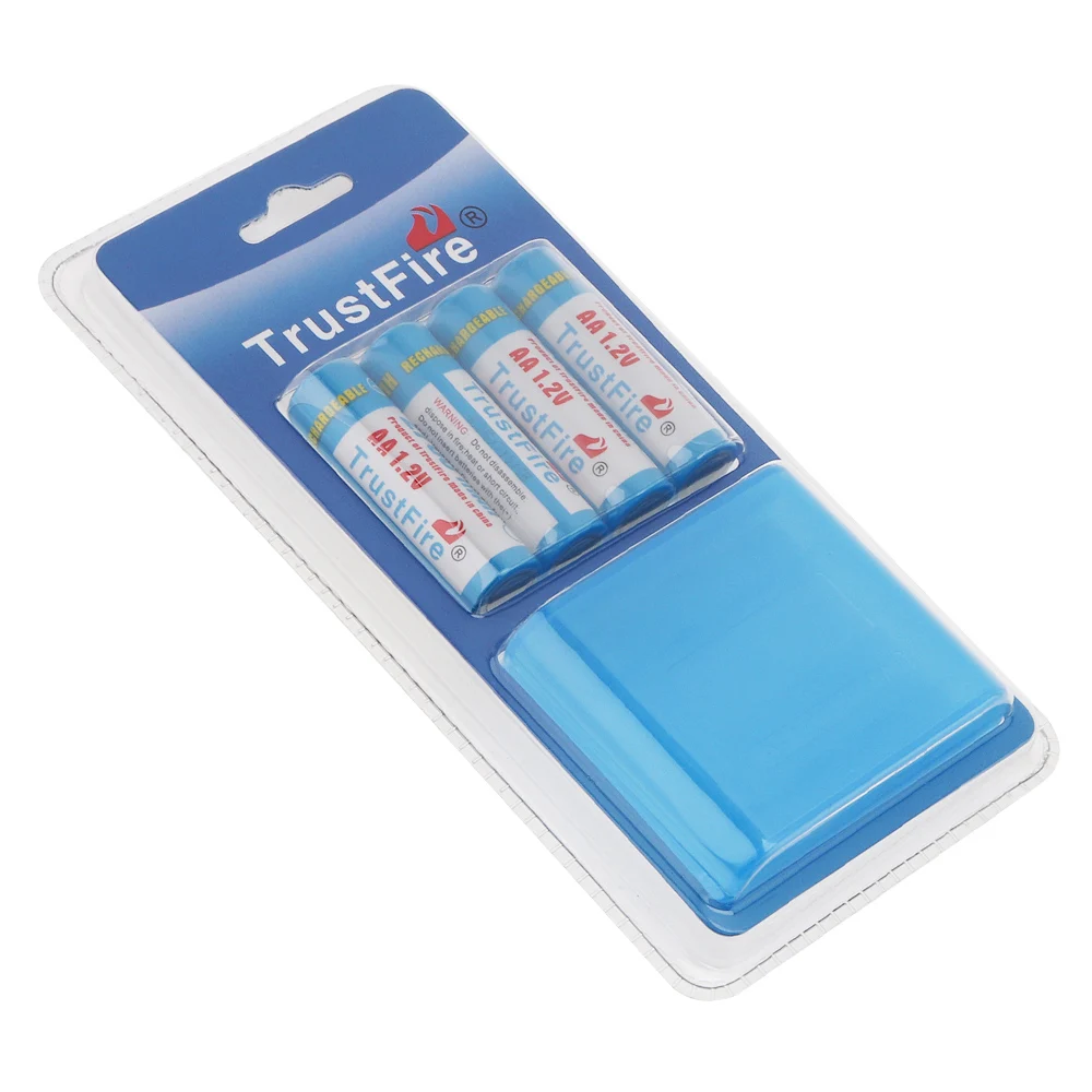 8 шт./лот TrustFire AA 2700mAh 1 2 V перезаряжаемые ni-mh батареи с упаковочной коробкой для