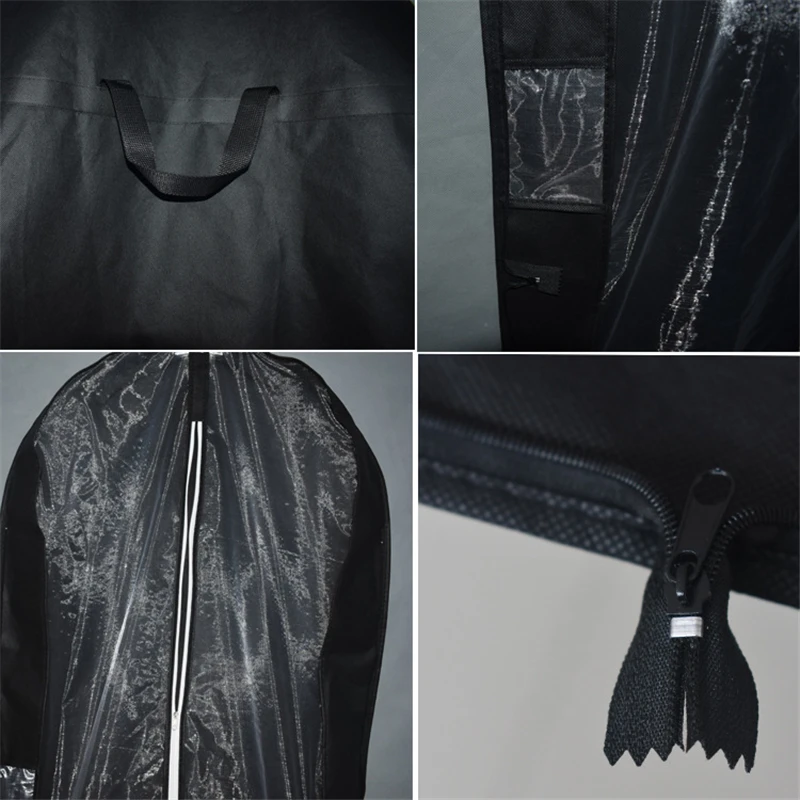 Портативный чехол от пыли для одежды на молнии сумка свадебного платья длинный