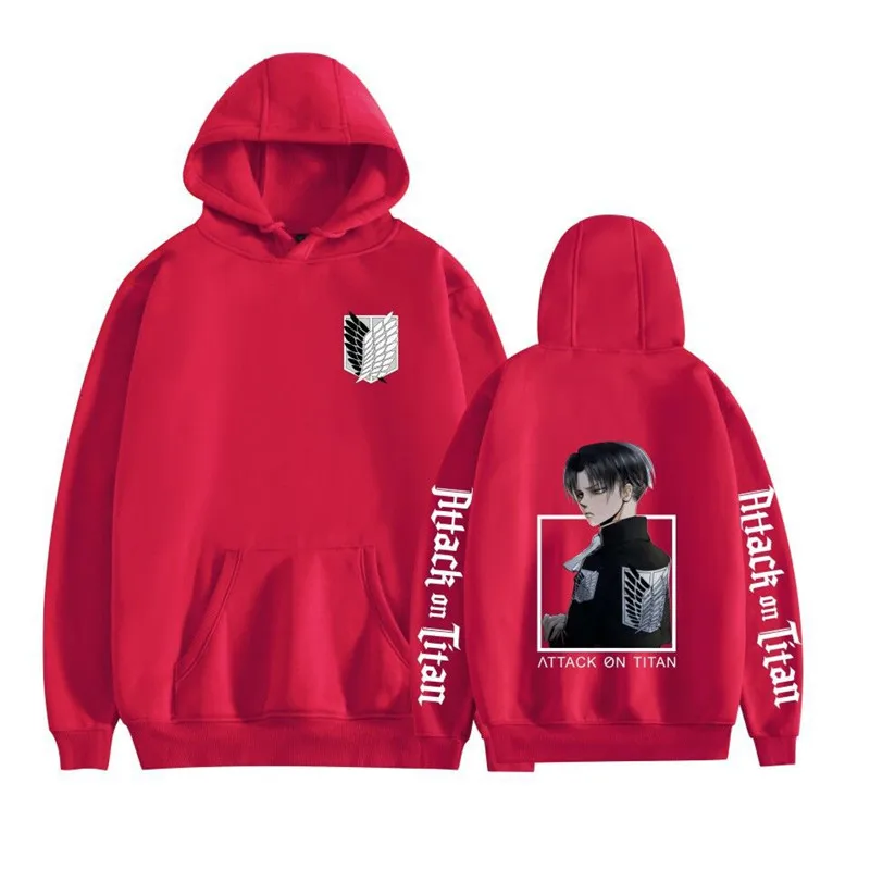 

2021 Anime Hoodie Attack on Titan Hoodied Long Sleeve Streetwear Harajuku Sweatshirt Men/Women Unisex Sport Hoody Tops