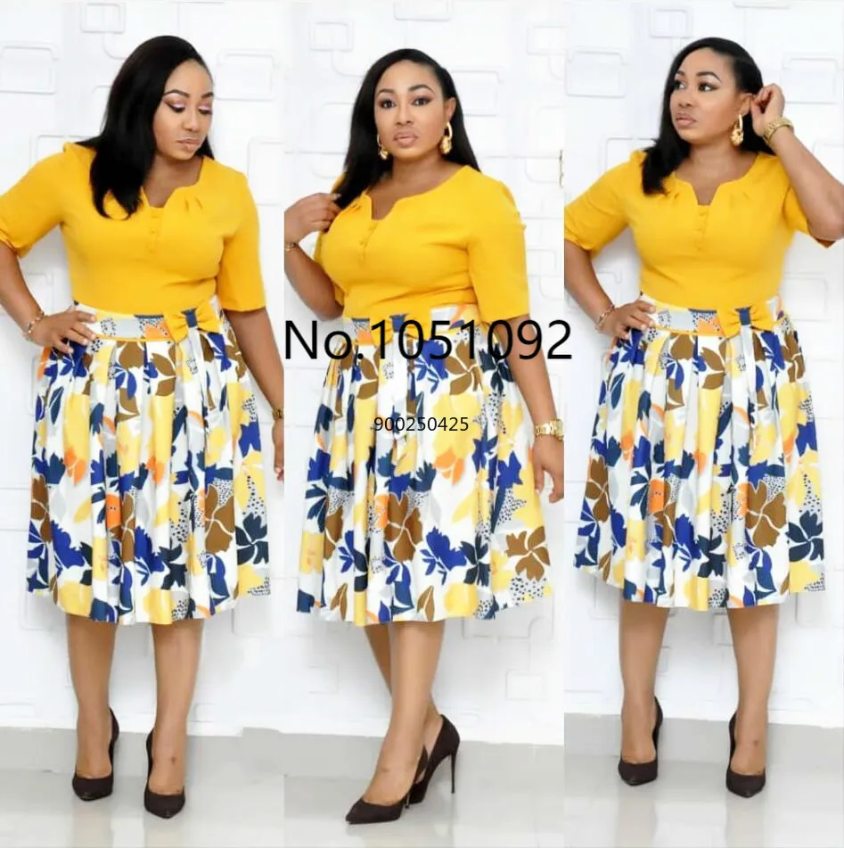 

2020 новые летние пикантные модный стиль в африканском стиле на высоком каблуке с принтом размера плюс платье L-3XL