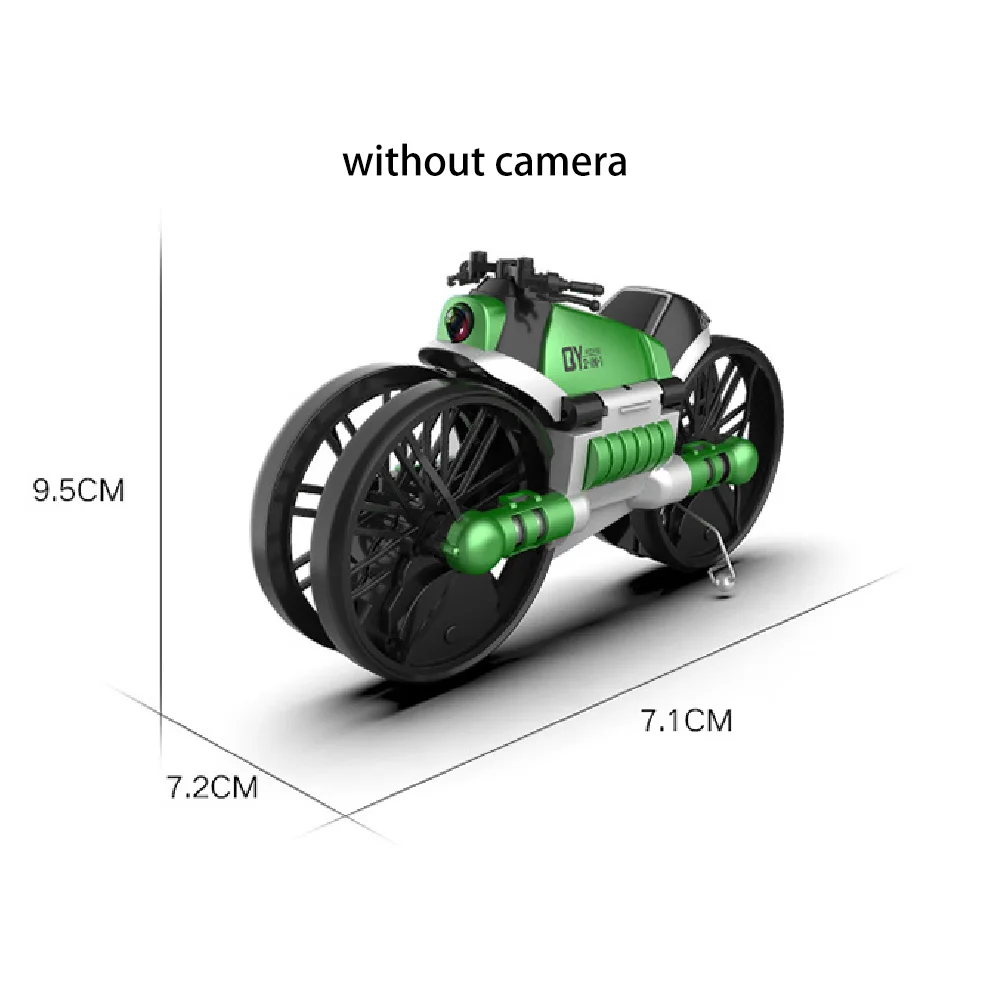 No camera S91 Дрон креативный мотоцикл RC и Дрон 2,4G WiFi двухрежимный трансформирующий мотоцикл Квадрокоптер 1080 HD камера RC Дрон - Цвет: No camera