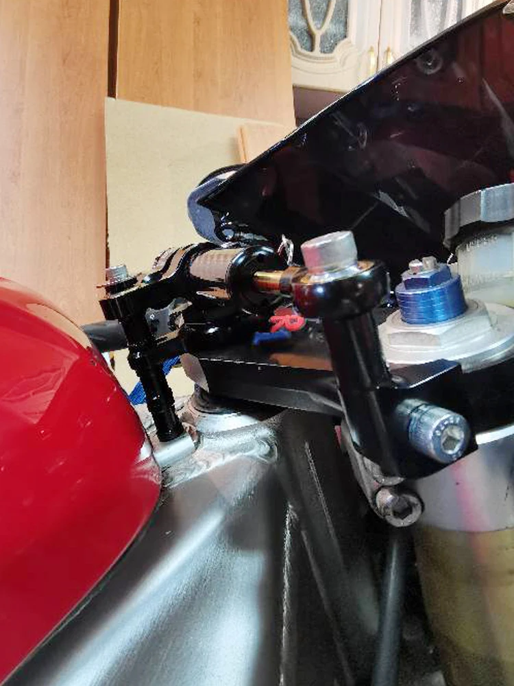 Карбоновый стабилизатор рулевого демпфера для мотоцикла YAMAHA YZF R1 02-16 R6 06-20