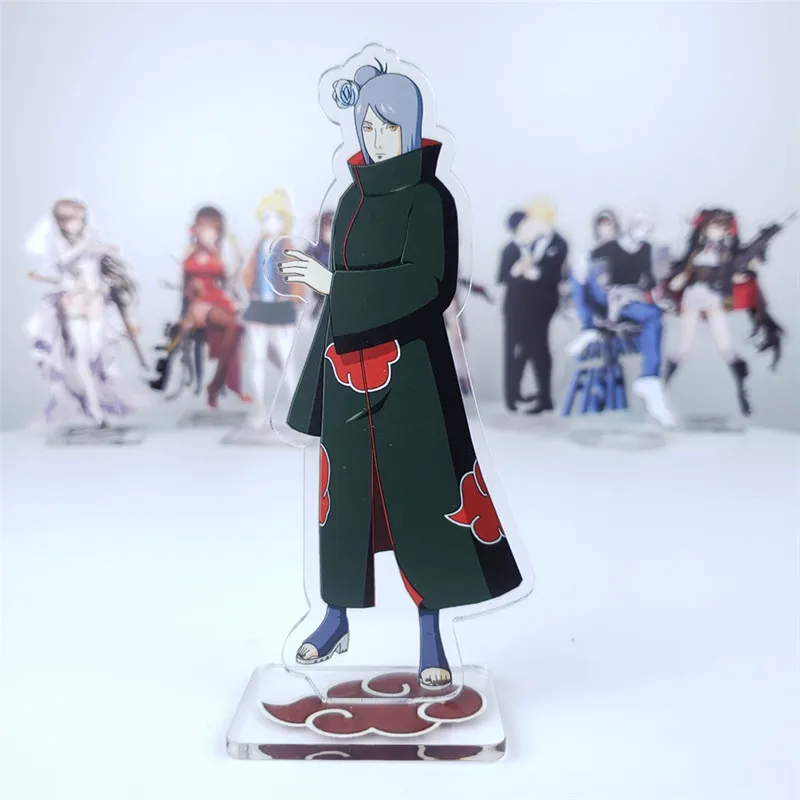 Наруто Акацуки фигурка аниме Pain Konan Zetsu Itachi Kisame Sasori Deidara акриловая кукла 15 см в подарок 3 шт. скидка 25