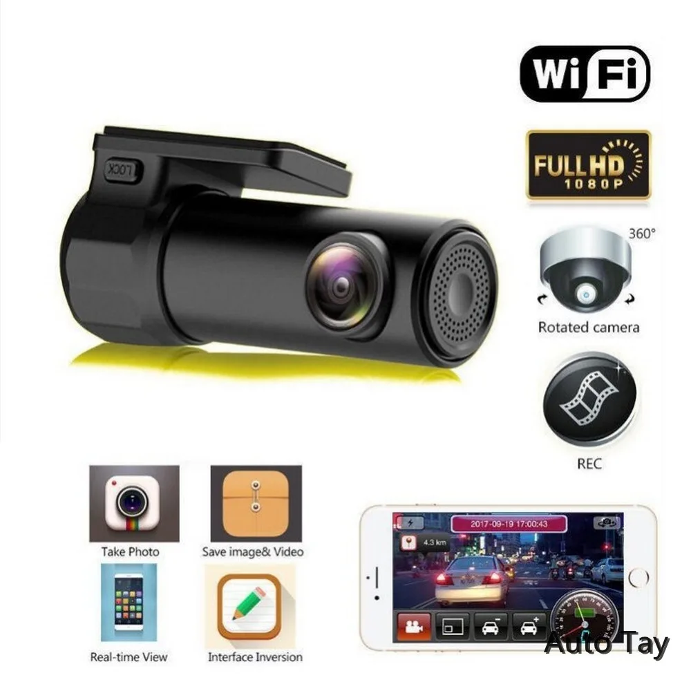 Мини 1080P вождение автомобиля Регистраторы Скрытая WI-FI HD зарядных порта USB для