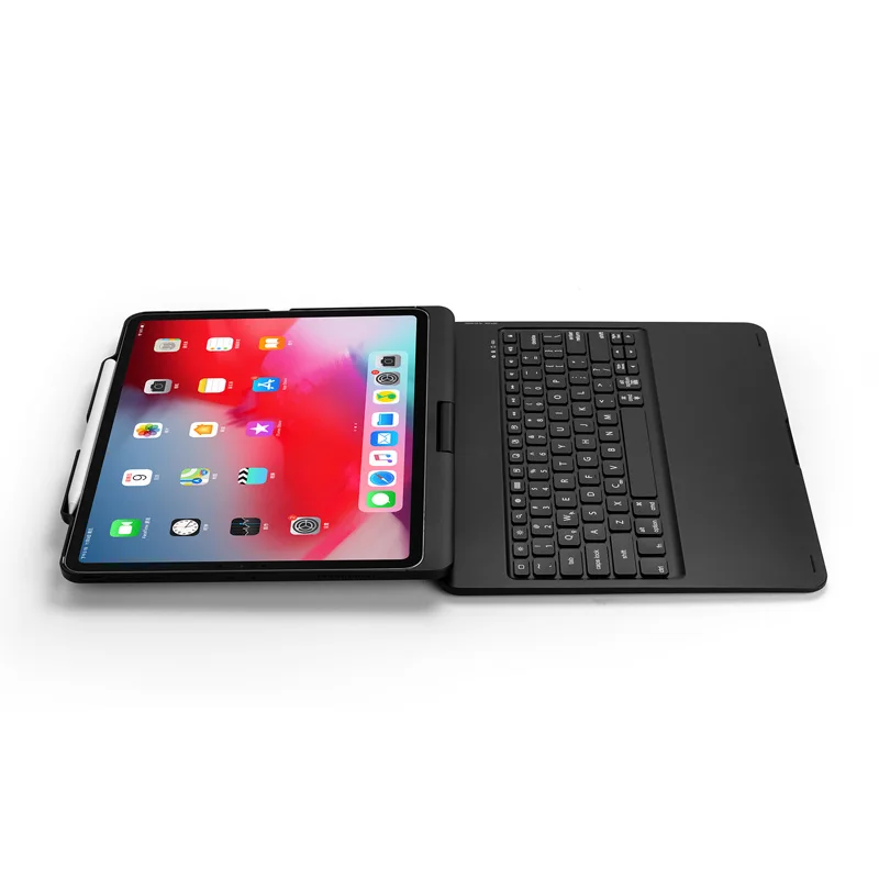 Чехол с Bluetooth клавиатурой для iPad pro 12 9 дюймов выпуска 2020 и 2018 Вращающаяся