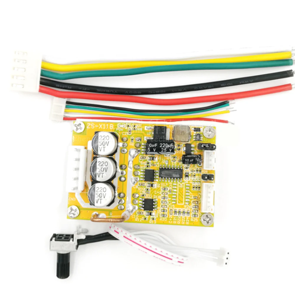 

350W 5-36V BLDC Three-Phase DC Brushless With Hall Motor Controller Sensorless Brushless Motor