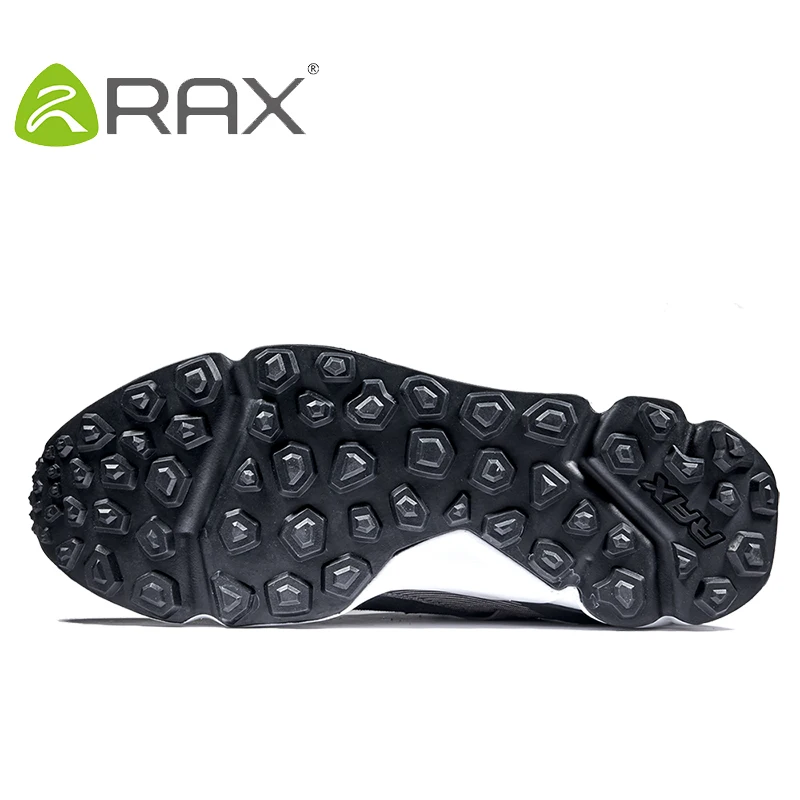 RAX New Men's Hiking Shoes Leather Waterproof Cushioning Breathable Shoes Women Outdoor Trekking Backpacking Travel Shoes Men
