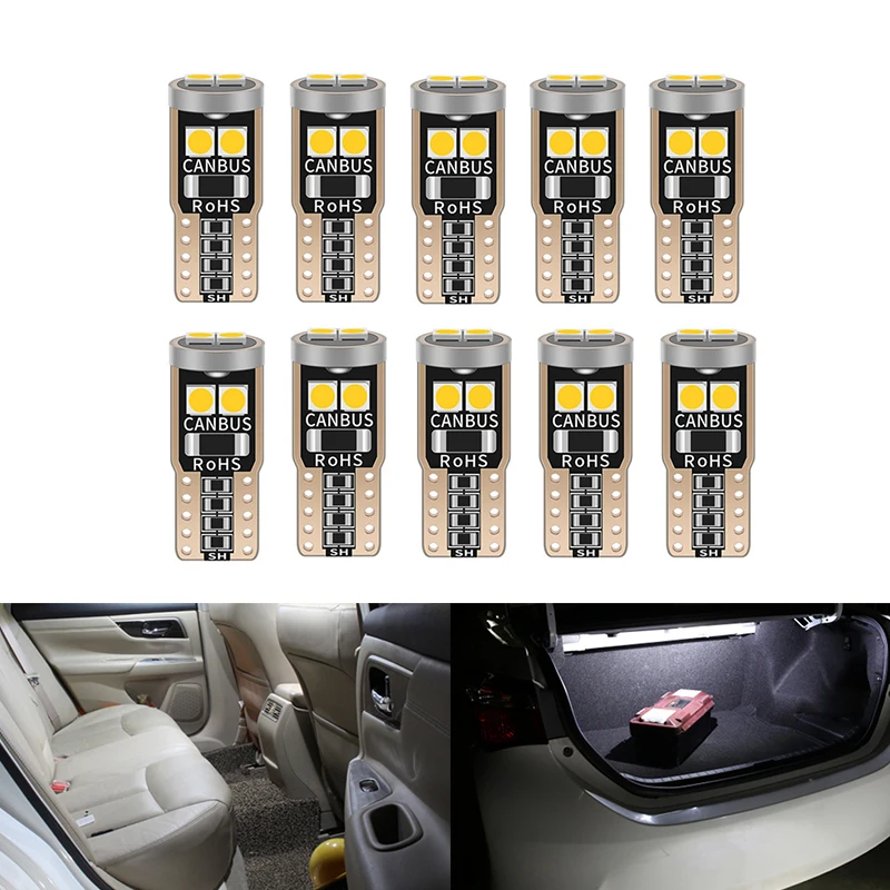 T10 LED Canbus 3030 W5W No Error Car Interior Dome Map License Plate Trunk Lamp Auto Lamps For Chevrolet Captiva Cruze Aveo Trax |