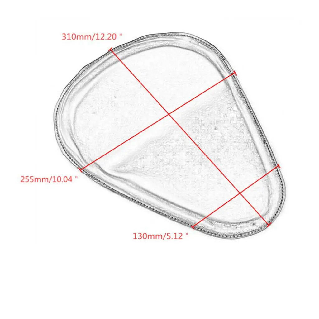 Кожаное сиденье водителя с заклепками для мотоцикла Harley Kawasaki BLACK |