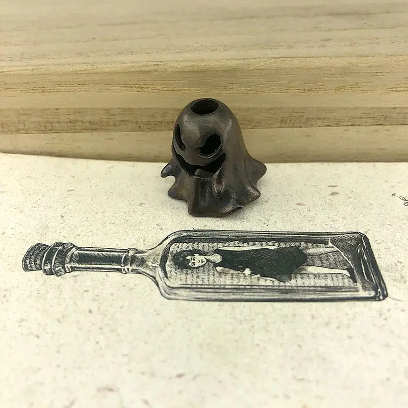 EDC инструменты латунные шарики для ножей латунь призрак бусы на шнурок Паракорд