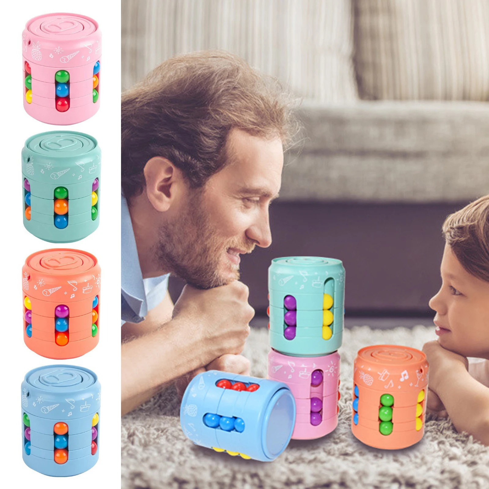 

Кубик-головоломка на палец для снятия стресса гироскоп для пальцев ручной Спиннер для детей и взрослых