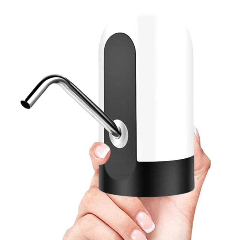 

Portable Water Bottle Pump, 5 Gallon Universal Bottle Electric Water Dispenser with Switch and USB Charging