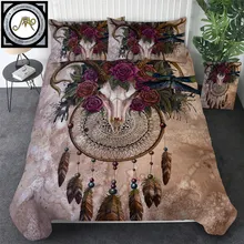 Mystery Skull Dreamcatcher от Sunima MysteryArt Комплект постельного белья с розами