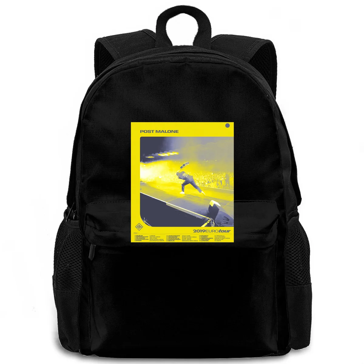 

Рюкзак с принтом Post Malone Tour для мужчин и женщин, дорожный школьный ранец для ноутбука в стиле Харадзюку для взрослых