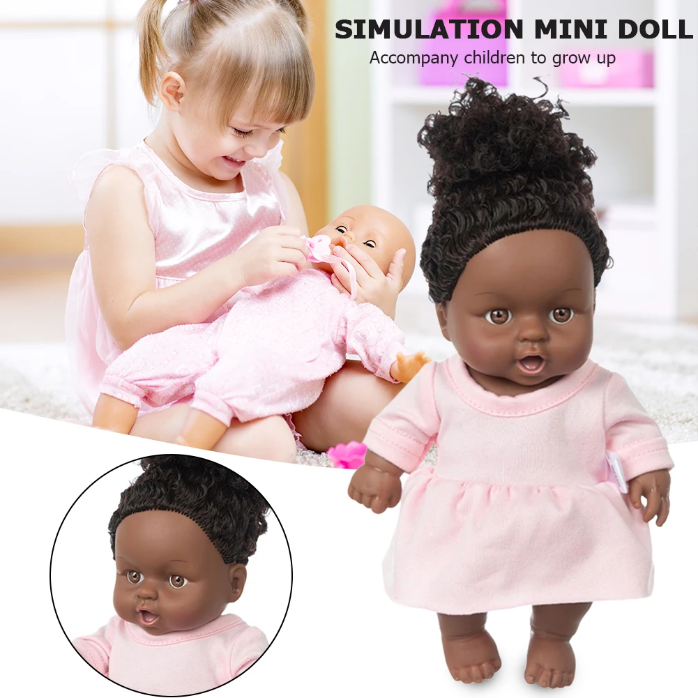 Кукла младенец Reborn с кудрявыми волосами виниловая Реалистичная игрушка для