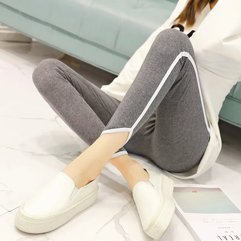 Новая модная женская осенняя высокая эластичность Тонкий Фитнес уличные