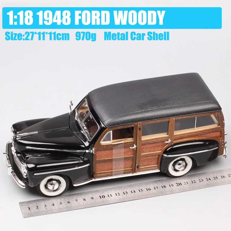 Модель автомобиля Yat ming 1 18 Классическая для FORD Вуди супер Делюкс 1948 г. | Игрушки и