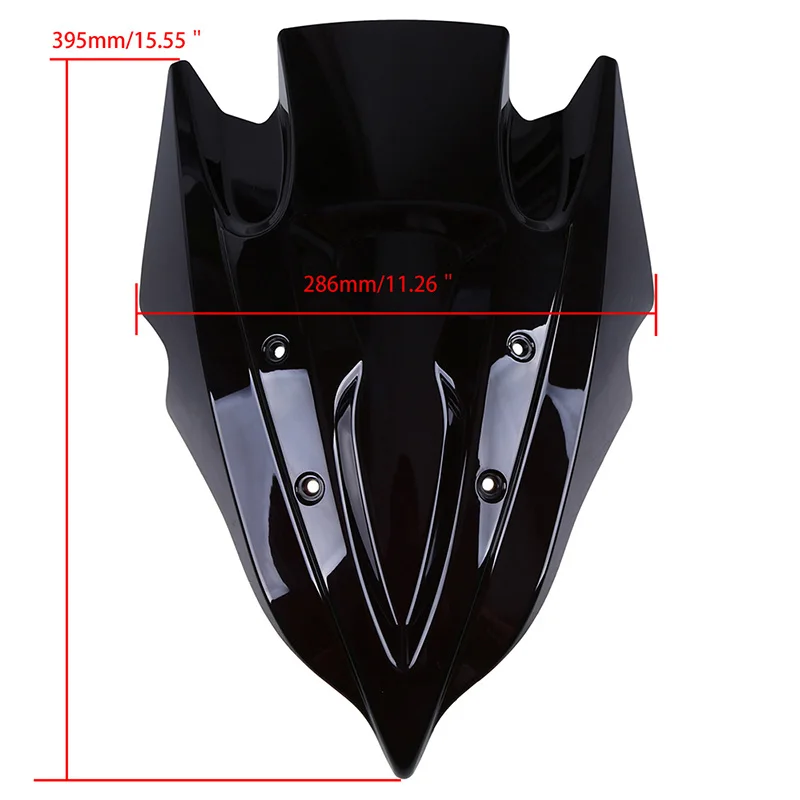 Черное ветровое стекло POSSBAY для мотоцикла Kawasaki Z250/Z750 13 15 аксессуары мотоциклов