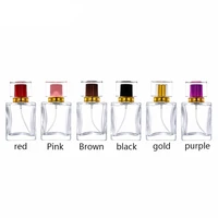nbyaic 50pcs perfume bottling 50ml color acrylic cap perfume bottle 100ml clear glass empty bottle spray bottle