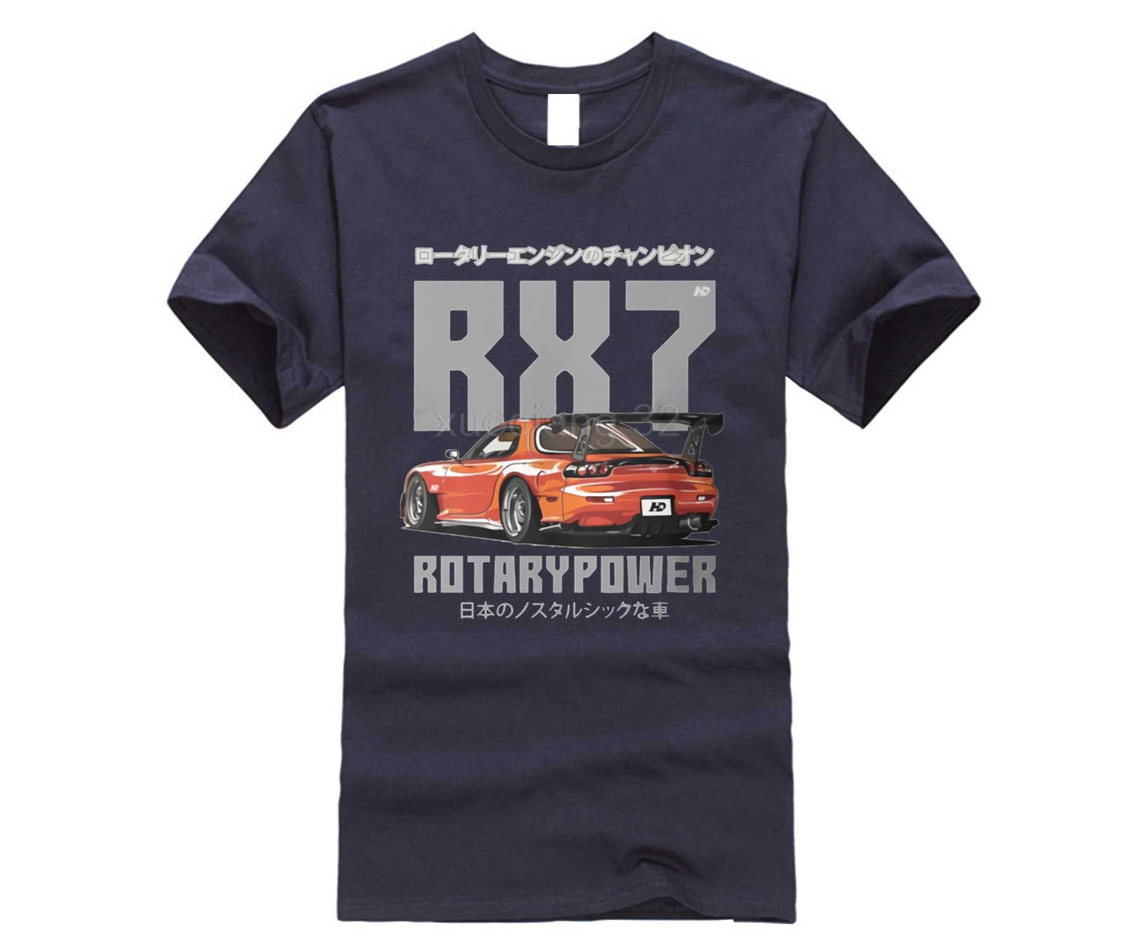 Модная крутая Мужская футболка забавная Mazda RX7 индивидуальная Футболка с принтом