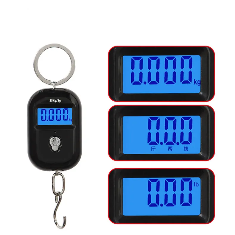 Портативные цифровые мини-весы ручные подвесные весы для чемоданов дорожных