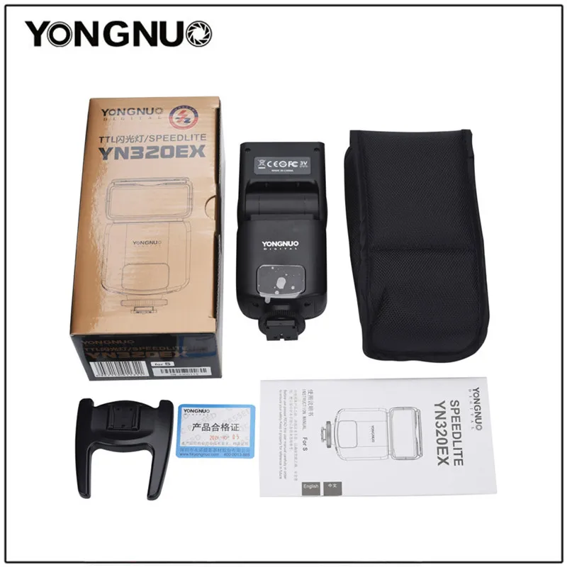 Беспроводная вспышка YONGNUO YN320EX TTL Master Slave Speedlite 1/8000s HSS GN31 5600K для Sony A7/A99/A77