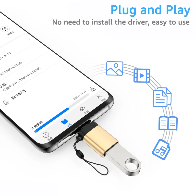 Адаптер Micro USB 3 0 OTG для Samsung планшетов телефонов на Android разъем Xiaomi Redmi Huawei