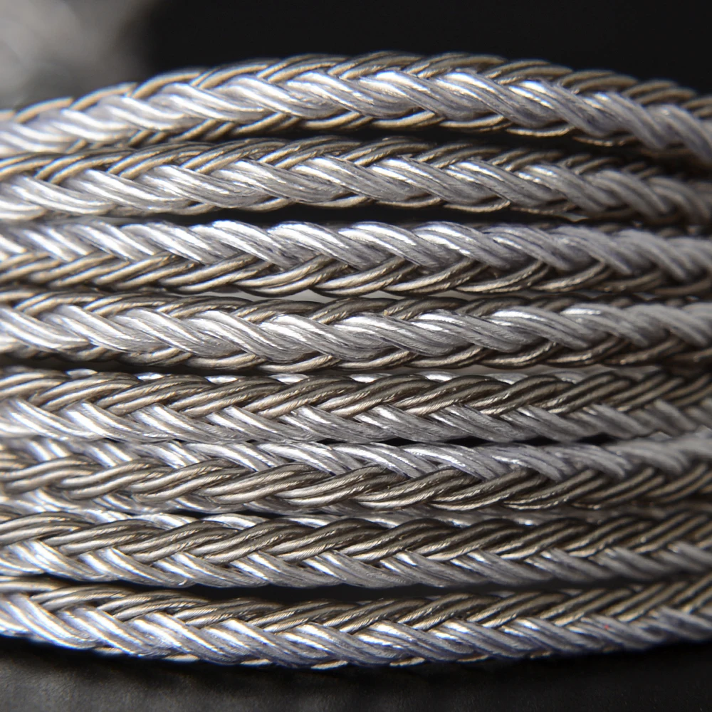 NICEHCK C16 4 16 Core посеребренный кабель 3 5/2 5/4 мм разъем MMCX/2Pin/QDC/NX7 Pin для QDC C12 ZSX V90 TFZ NX7 Pro/DB3/F3/BL 03|Аксессуары