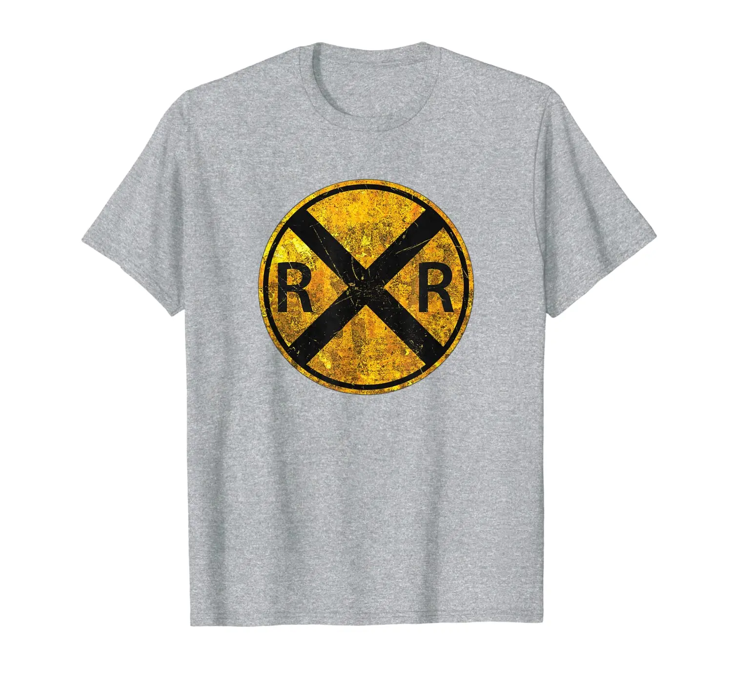 

Vintage Railroad Crossing Sign Worker Engineer T-Shirt