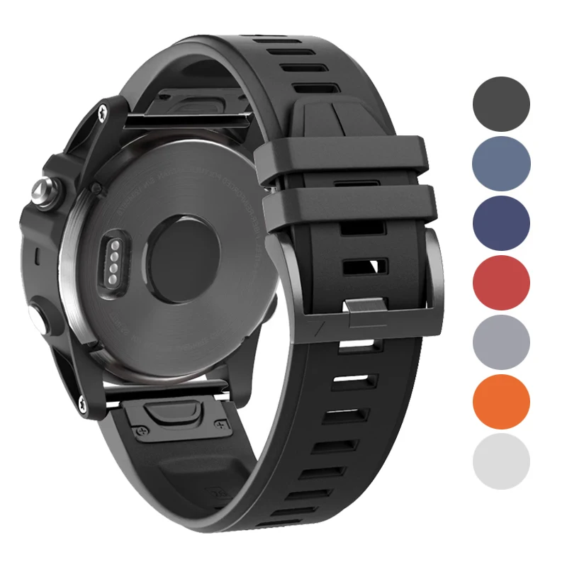 Ктаб Fenix 5X плюс полос спортивный силиконовый ремешок для часов Band 26 мм простого