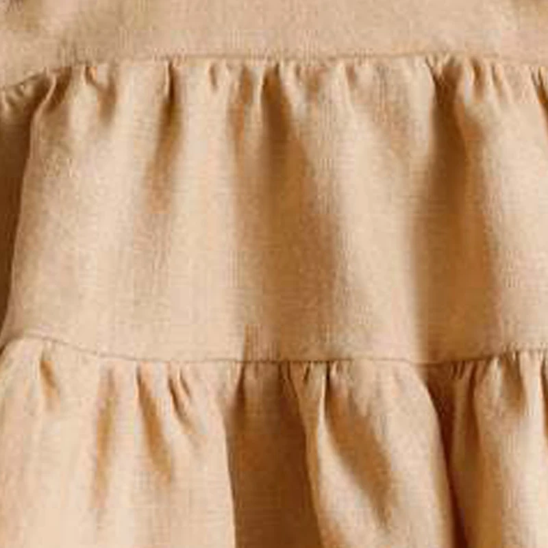 

Melario Newborn Baby Dress Sleelvess Solid Color Princess Dresses for Toddler Girl Kids Dress Cotton Linen Girls Clothhing