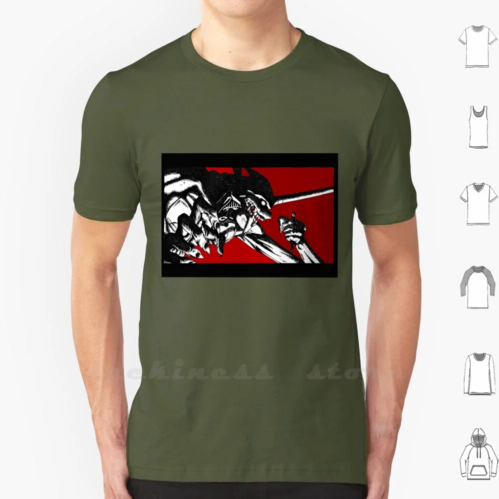 Эва (этиленвинилацетат) ввиде горшка 01-конец Аска Лэнгли сорью (Evangelion футболка 6Xl